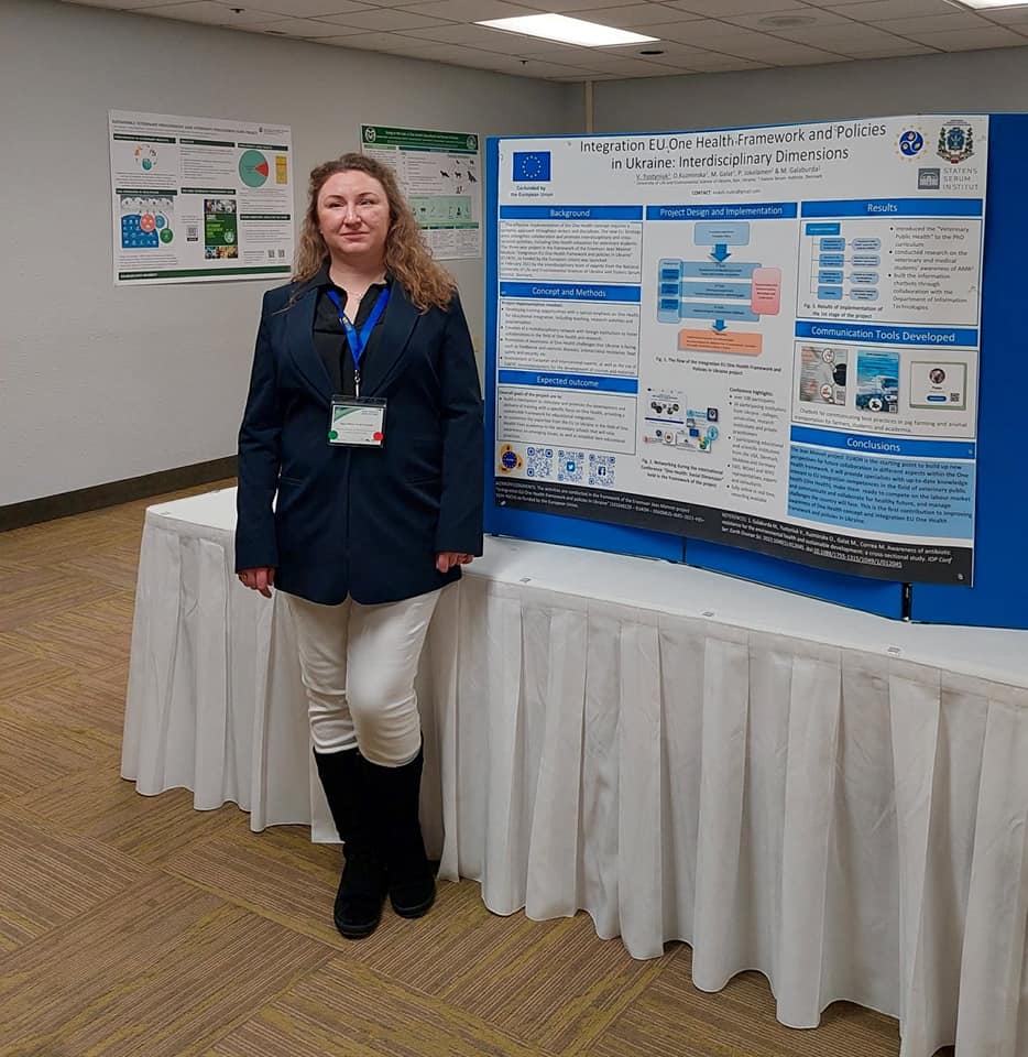 <strong>Valeriia Yustyniuk presented the results of the project “Integration EU One Health framework and policy in Ukraine” at the international conference in Alaska</strong>
